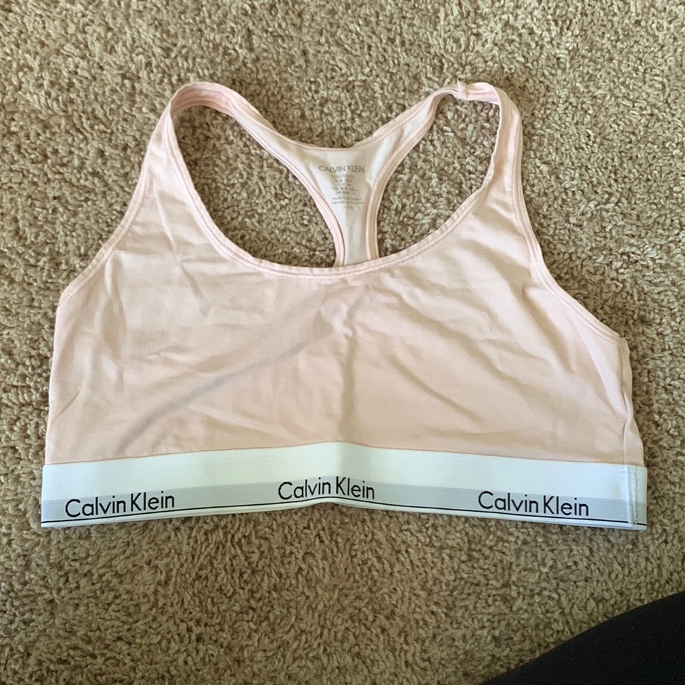 Calvin Klein Pink Bralette Size XL